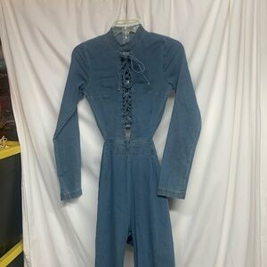 Jean Jumpsuit “keep me cool”.  1280N